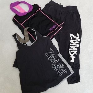 Two pieces Zumba Tank Tops and A Pant for Women S
